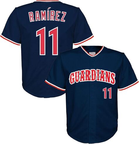 Outerstuff Jose Ramirez Cleveland Guardians Navy #11 Kids Youth 4-20 Propey 2 Fashion Player Jersey in Kuwait