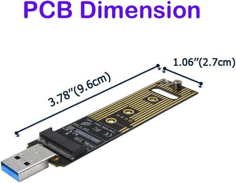 Sintech nVME USB SSD Card,USB 3.0 M.2(NGFF) M Key SSD External Case Box in Saudi Arabia