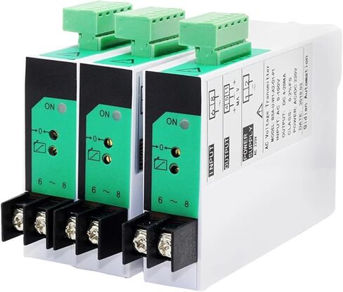 1PCS AC500V 300V 100V 50V AC Voltage Transducer Sensor DC24V Power Supply 1 in 1 Out Voltage Signal Converter Sensor(Output 0-20MA_DC24V Power Supply_Input AC0-30V) in Saudi Arabia