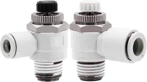 6 PCSC cylinder throttle speed regulating valve pneumatic joint exhaust throttle valve AS1201F/2201F/3201F-M5/01/02-04A/06A(04-12S) in Kuwait