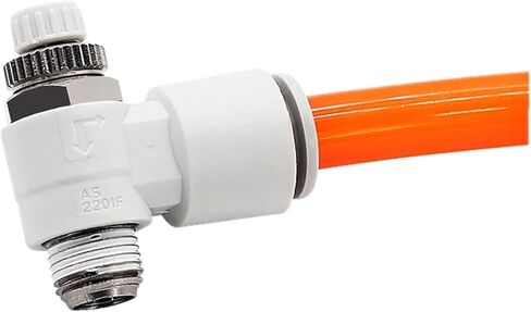 6 PCSC cylinder throttle speed regulating valve pneumatic joint exhaust throttle valve AS1201F/2201F/3201F-M5/01/02-04A/06A(04-12S) in Kuwait