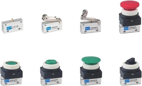 1 PCS CM3 Series ميكانيكية ميكانيكية الصمامات الهوائية CM3B CM3R CM3L CM3PL CM3PF CM3PP CM3PM CM3HS CM3V CM3Y (CM3PM GREEN) in Kuwait