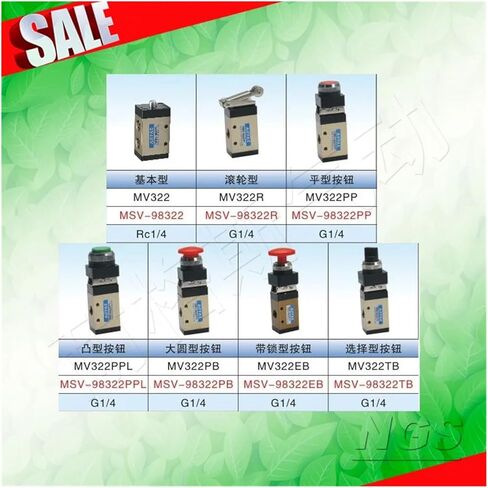 1 pcs 30mm erperture msv series 2-position 5-wway الصمام الميكانيكي التبديل الصمام اليدوي MSV-86522 MSV-98322 MSV-86522R/PPL/PB/PB/EB/TB (MSV-86522TB) in Kuwait