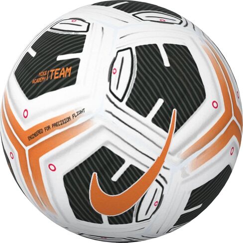 Nike FZ7540-101 NK ACADEMY - TEAM - FA24 Recreational soccer ball Unisex WHITE/BLACK/TOTAL ORANGE Size 3 in Saudi Arabia