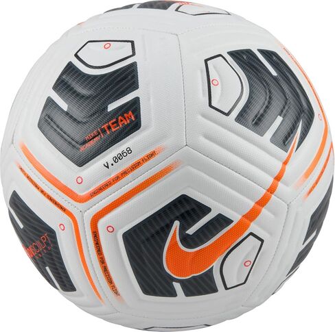Nike FZ7540-101 NK ACADEMY - TEAM - FA24 Recreational soccer ball Unisex WHITE/BLACK/TOTAL ORANGE Size 3 in Saudi Arabia
