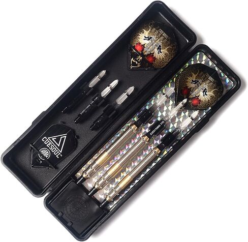 CUESOUL Dragon Series 16 Gram Soft Tip Darts with Slim Dart Case in Saudi Arabia