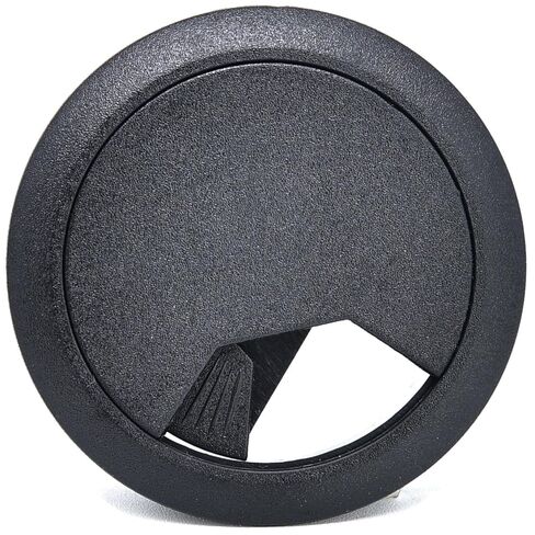 Surf Turtle Desk Grommet 12 حزمة 2 بوصة حلقات سلك كابل سوداء مرنة ، غطاء ثقب من البلاستي in Kuwait