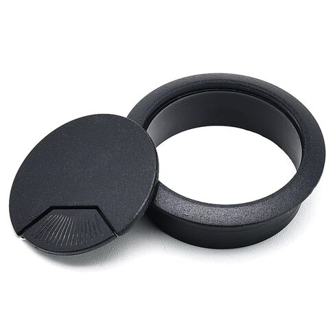 Surf Turtle Desk Grommet 12 حزمة 2 بوصة حلقات سلك كابل سوداء مرنة ، غطاء ثقب من البلاستي in Kuwait