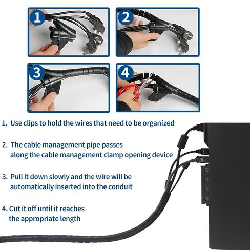 Surf Turtle Desk Grommet 12 حزمة 2 بوصة حلقات سلك كابل سوداء مرنة ، غطاء ثقب من البلاستي in Kuwait