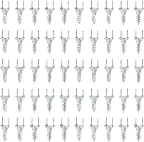 50pcs Solid Wood Baseboard Seamless Nails Double-Headed Self-Tapping Screws Foot Line Nails Invisible Security Screws in Kuwait