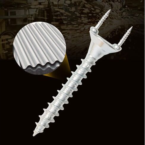50pcs Solid Wood Baseboard Seamless Nails Double-Headed Self-Tapping Screws Foot Line Nails Invisible Security Screws in Kuwait