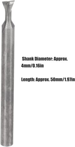 4MM 2 الفلوت الطاحونة الطاحونة المعدنية Carbide المعدنية تتوافق الطول الطول 50 مم (70 درجة) in Saudi Arabia