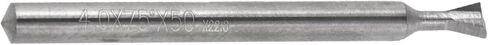 4mm 2 Flute Dovetail End Mill Cemented Carbide Metalwork Dovetail Cutting End Mill 50mm Length (75°) in Saudi Arabia