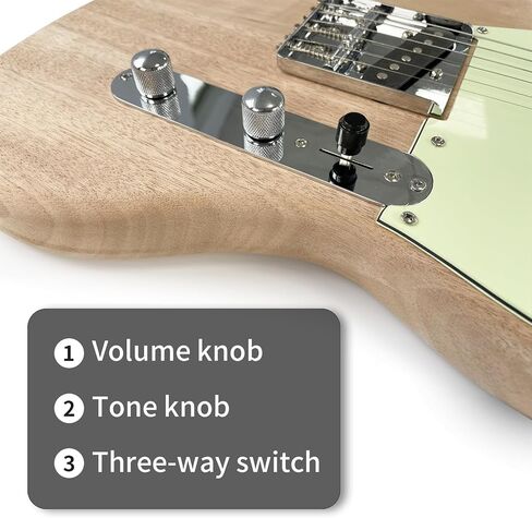 KGD JA DIY طقم الغيتار الكهربائي ، Mahogany Body و Maplp Neck ، لوحة Rosewood Fretboard ، مجموعة غيتار DIY غير المكتملة ، قم ببناء القيثارات الكهربائية الخاصة بك للبالغين in Kuwait