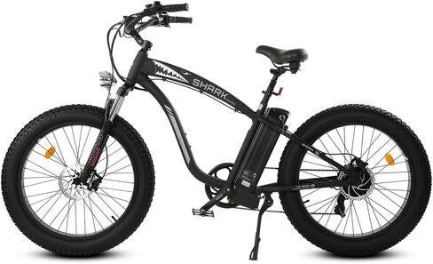 ECOTRIC Coolboy Electric Bike 26" Fat Tire 750W Electric Mountain Bike 48V 12.5AH Removable Large Battery Adult Electric Bicycles Beach Snow Mountain Bike Hydraulic Brakes Dual Shock Absorber in Saudi Arabia
