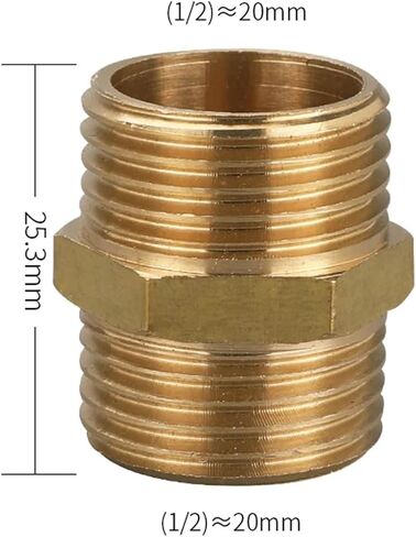 1PCS النحاس المساواة قطرها مزدوج الخارجي الخارجي 1/2 التحويل 1/4 'قطر متغير 3/8' المنعطفات 1/8 'المفصل 1 بوصة 4/3 (2-2) in Kuwait