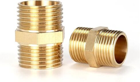 1PCS النحاس المساواة قطرها مزدوج الخارجي الخارجي 1/2 التحويل 1/4 'قطر متغير 3/8' المنعطفات 1/8 'المفصل 1 بوصة 4/3 (2-2) in Saudi Arabia
