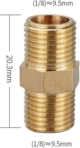 1PCS النحاس المساواة قطرها مزدوج الخارجي الخارجي 1/2 التحويل 1/4 'قطر متغير 3/8' المنعطفات 1/8 'المفصل 1 بوصة 4/3 (2-2) in Saudi Arabia