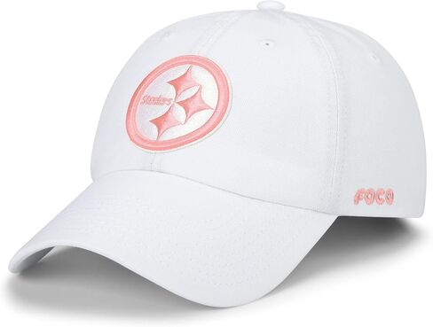 Foco Men NFL Pastel White Primary Team Logo Cap Cap in Saudi Arabia
