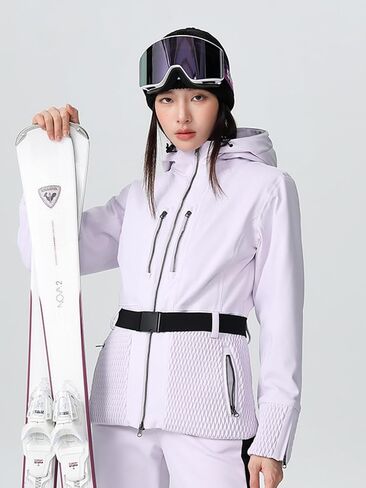 Women 3L Insulated Slim Snowboard Suits 24-25 New Hooded Snow Jackets & Pants Set Waterproof Skiing 2 Pieces Sets in Kuwait