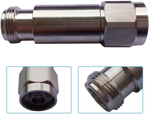 N-Type Male To Female RF Coaxial Fixed Attenuator DC-4GHz 2W Power Handling 50 Ohm Impedance Low Standing Wave Ratio For RF Signal Transmission Applications(10DB) in Kuwait