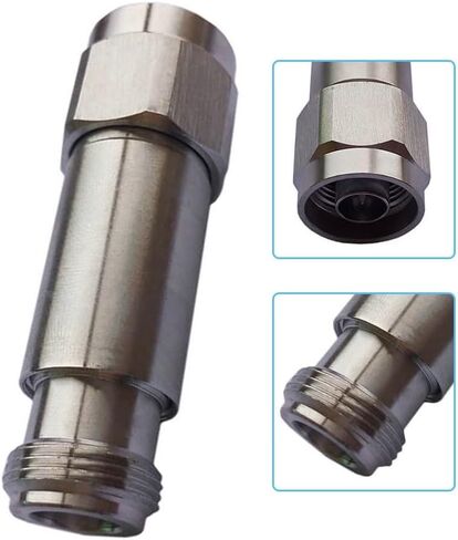 N-Type Male To Female RF Coaxial Fixed Attenuator DC-4GHz 2W Power Handling 50 Ohm Impedance Low Standing Wave Ratio For RF Signal Transmission Applications(10DB) in Kuwait