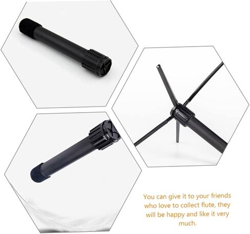 BESPORTBLE القابل للطي ، حامل كلارينيت قابل للتعديل قابل للتعديل للمنزل والخارجية الاستخدام المدمج والمستقر لأدوات خشبية in Kuwait