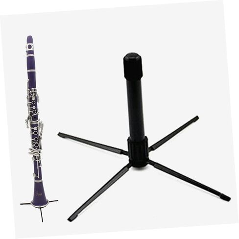 BESPORTBLE القابل للطي ، حامل كلارينيت قابل للتعديل قابل للتعديل للمنزل والخارجية الاستخدام المدمج والمستقر لأدوات خشبية in Kuwait