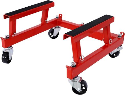 محرك دراجة نارية ATV ATV Cradle Dolly مع 4 عجلات دوارة محرك مهد Dolly 1500 رطل الوزن القابل للتعديل محرك الفولاذ in Kuwait