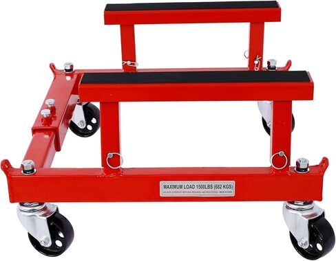 محرك دراجة نارية ATV ATV Cradle Dolly مع 4 عجلات دوارة محرك مهد Dolly 1500 رطل الوزن القابل للتعديل محرك الفولاذ in Kuwait