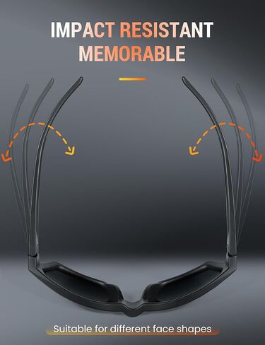 Supertrip Polarized Sports Sunglasses for Men, Lightweight Floating UV400 Protection Sun Glasses for Fishing/Running/Driving in Kuwait