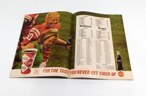 1966 Oregon at Oklahoma College Football Program 9-17-66 - College Programs in Saudi Arabia