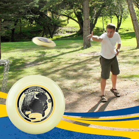 Wham-O Frisbee Heavyweight 200g, 11 Inch Long Distance, Durable and Stable Flying Disc for Outdoor Activities and Family Fun in Kuwait