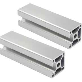 2 pcs 3030 N3 T Slot 100-1200mm Silver Aluminum Profile Anodized Linear Guide Extrusion Frame(1200mm) in Saudi Arabia