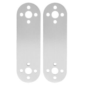 أقواس مسطحة أدوات استبدال الألومنيوم أدوات CNC المعدنية أدوات روبوت روبوت لروبوتات TetrixRobotics متينة 2PCS 91 × 27 × 2MM in Kuwait
