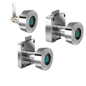 Biometric Intelligent Cabinet Lock Keyless Furniture Drawer Wardrobe Express Cabinet Fingerprint Drawer Lock 1Pcs(288-20-2) in Saudi Arabia