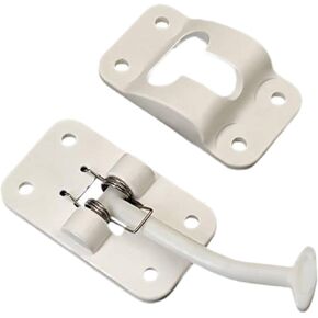 RV Door Holder Latch Door Latch Holder Catch RV Door Catch Entry Door Holder for Campers, Left Buckle White in Kuwait