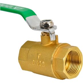 1PCS DN10 brass ball valve thickened handle 1/4 inch 3/8 inch 1/2 inch 3/4 inch 1 inch internal thread external thread for hot water gas valve tap water outlet switch(1",BSP female) in Saudi Arabia