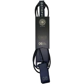 Octopus OMG Medium 6' Surfboard Leash - Black in Kuwait