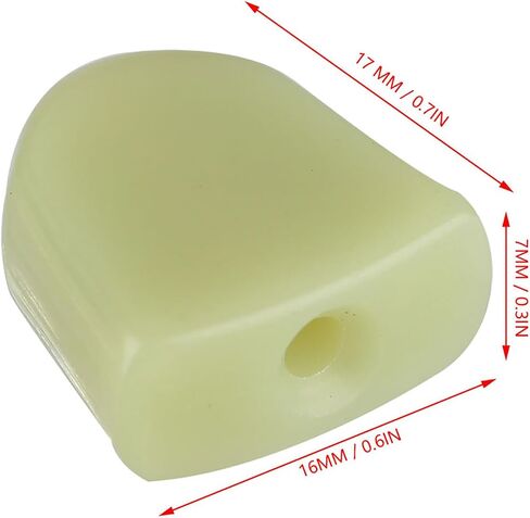 6 Pcs Tuning Peg Button, Elegant Appearance Easy Installation Tuning Pegs Machine Heads Acrylic Buttons for Guitar (jade green) in Kuwait