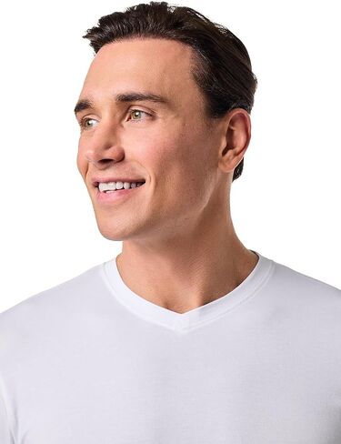 Coolibar UPF 50+ Men's Morada Everyday Long Sleeve V-Neck T-Shirt - Sun Protective in Kuwait