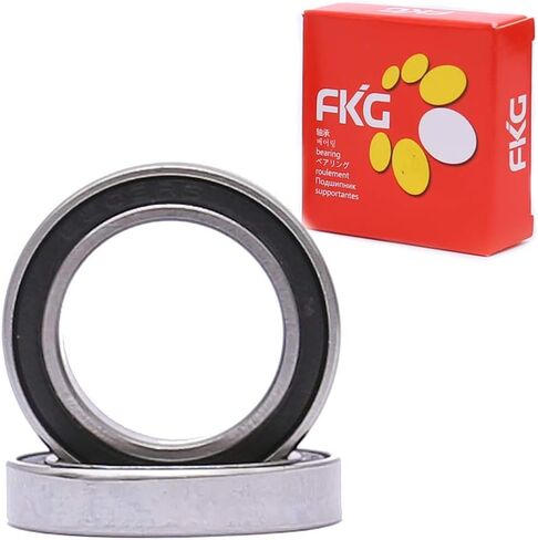 FKG 6803-2RS 17x26x5mm Deep Groove Ball Bearing Double Rubber Seal Bearings Pre-Lubricated, Set of 2 in Saudi Arabia