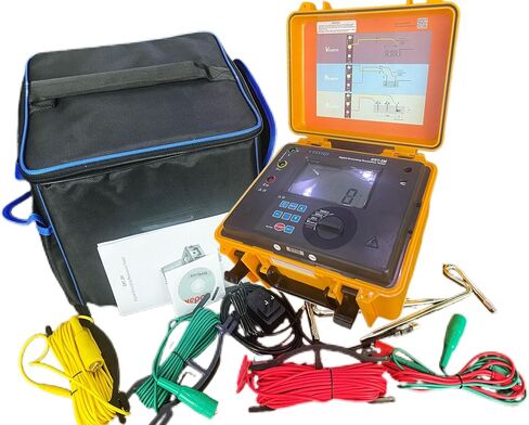 اختبار مقاومة الأرض الرقمية متر 2 3 الأسلاك اختبار مقاومة الأرض الرقمية مع المدى 0.00ohm إلى 2000ohm نطاق الجهد الأرض in Saudi Arabia