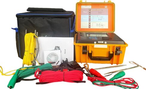 اختبار مقاومة الأرض الرقمية متر 2 3 الأسلاك اختبار مقاومة الأرض الرقمية مع المدى 0.00ohm إلى 2000ohm نطاق الجهد الأرض in Saudi Arabia