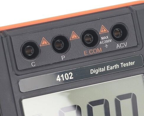 LCD Display Tester, Earth Insulation Tester Digital Grounding Meter LCD Backlight Display Knob, Insulation Meters in Saudi Arabia