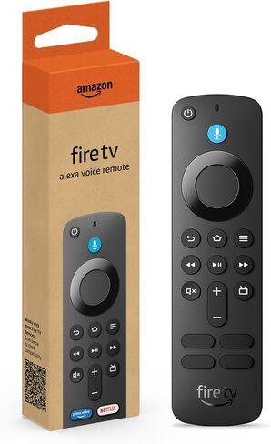 جهاز التحكم الصوتي Amazon Alexa (الجيل الثالث) مع عناصر التحكم في التلفزيون، يتطلب جهاز Fire TV متوافق، إصدار 2021 in Kuwait