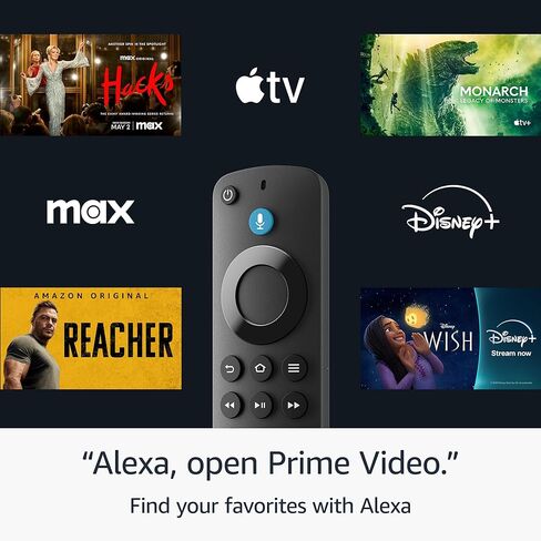 جهاز التحكم الصوتي Amazon Alexa (الجيل الثالث) مع عناصر التحكم في التلفزيون، يتطلب جهاز Fire TV متوافق، إصدار 2021 in Kuwait