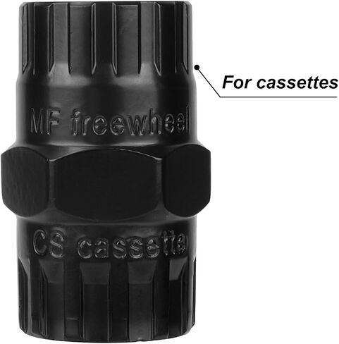 Bike Cassette Removal Tool, Steel Cassette Lockring Remover Bicycle Removal Socket Durable Bike Repair Accessories for MTB in Saudi Arabia