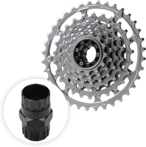 Bike Cassette Removal Tool, Steel Cassette Lockring Remover Bicycle Removal Socket Durable Bike Repair Accessories for MTB in Saudi Arabia