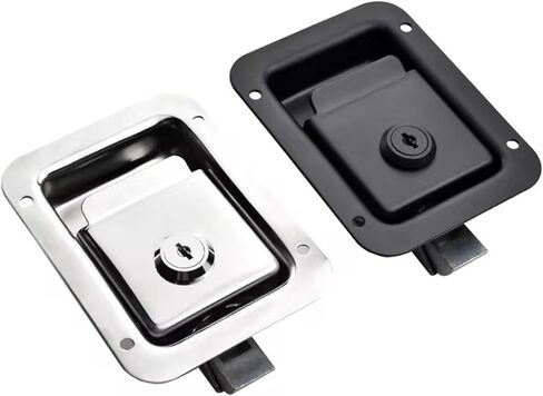 119 قفل لوحة الفولاذ المقاوم للصدأ الطويل مع خطاف حزام القفل 1pcs (XK104S-304) in Kuwait